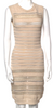 Azzedine Alaia Paris. Light Pink Color Crew Neck Knee-Length Dress