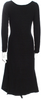 Lemaire Paris. Black/Metallic Scoop Neck Long Dress