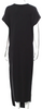 Lemaire Paris. Black Crew Neck Long Viscose Dress