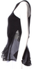 Noir Kei Ninomiya (Comme des Garcons) Japan. Black Square Neckline Sleeveless Top