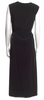 Yohji Yamamoto Japan. Y's. Black Crew Neck Long Sash Tie Dress