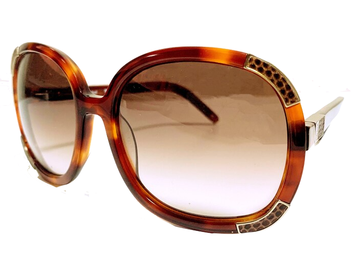 Chloe Paris. Gradation Brown×tortoiseshell Frame Sunglasses