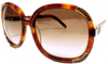 Chloe Paris. Gradation Brown×tortoiseshell Frame Sunglasses