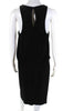 Elizabeth and James Black Sleeveless Asymmetrical Hem Dress