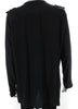 Tom Ford Black Studded Silk Long Sleeve Blouse