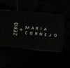 Zero + Maria Cornejo Black V Neck Long Sleeve Maxi Dress